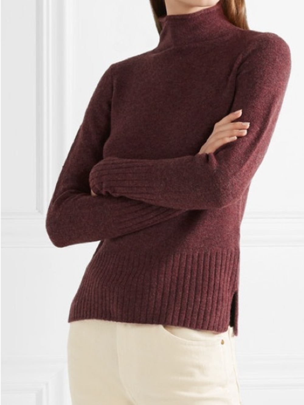 Madewell Inland Turtle Neck Sweater alpaca Wool Medium